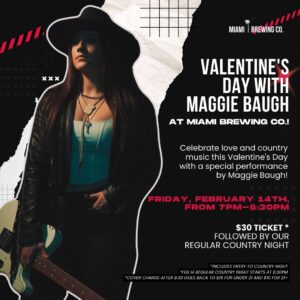 Valentine's Day with Maggie Baugh at Miami Brewing Co.!